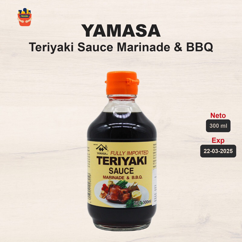 

Yamasa Teriyaki Sauce Marinade & BBQ 300 ml - Saus Teriyaki Botol Import