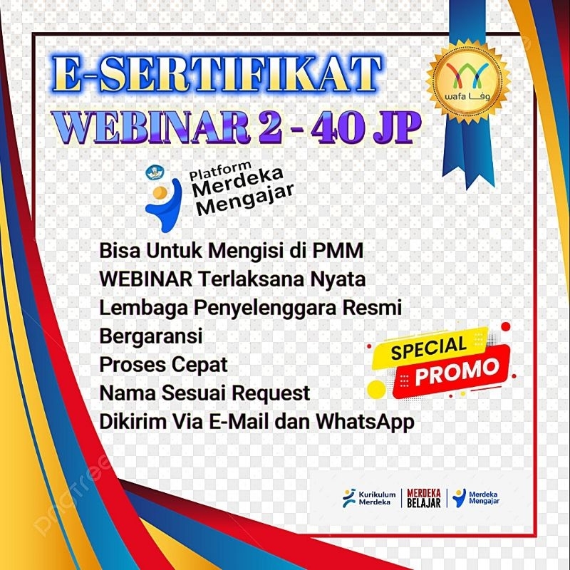 Sertifikat WEBINAR PMM