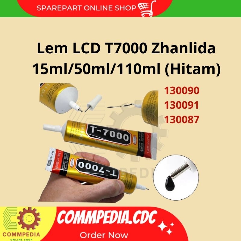 

Lem LCD T7000 15ml,50ml,100ml Hitam