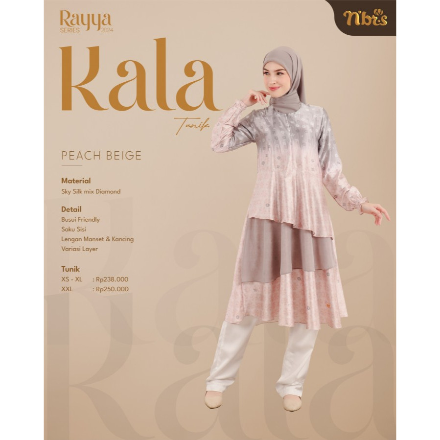 Nibras Atasan Tunik Wanita Dewasa KALA TUNIK