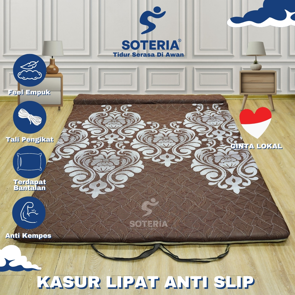 Soteria Kasur Lipat Tebal Anti Kempes / Kasur Busa / Matras Gulung / Kasur Lipat Gulung / Kasur Kosa