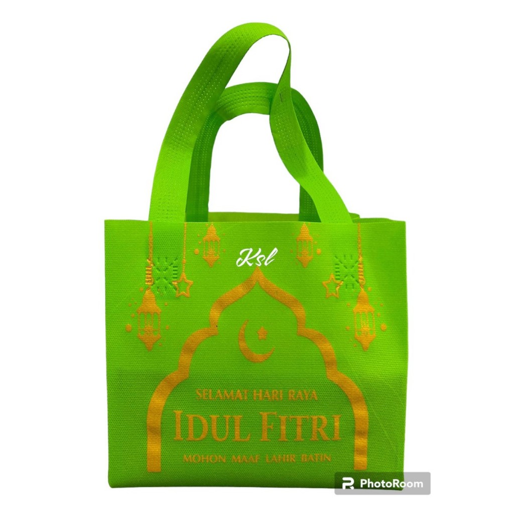 

TAS SPUNBOND GOODIE BAG HAMPERS LEBARAN IDUL FITRI KUE KOTAK H2