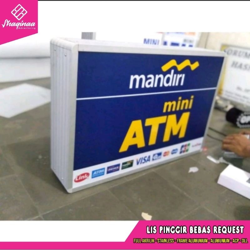 NEON BOX 2 SISI FREM ALMUNIUM