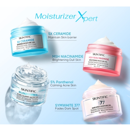 SKINTIFIC - 5X Ceramide Skin Barrier Moisturize Gel 30g SKINTIFIC Moisturizer Niacinamide Brightenin