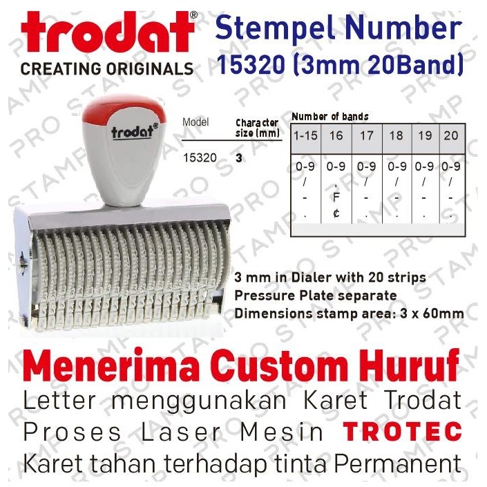 

Stempel Trodat Number 15320