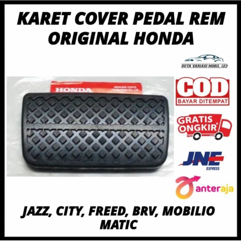 Karet Pedal Rem Jazz, City, Freed, Brv, Mobilio Matic