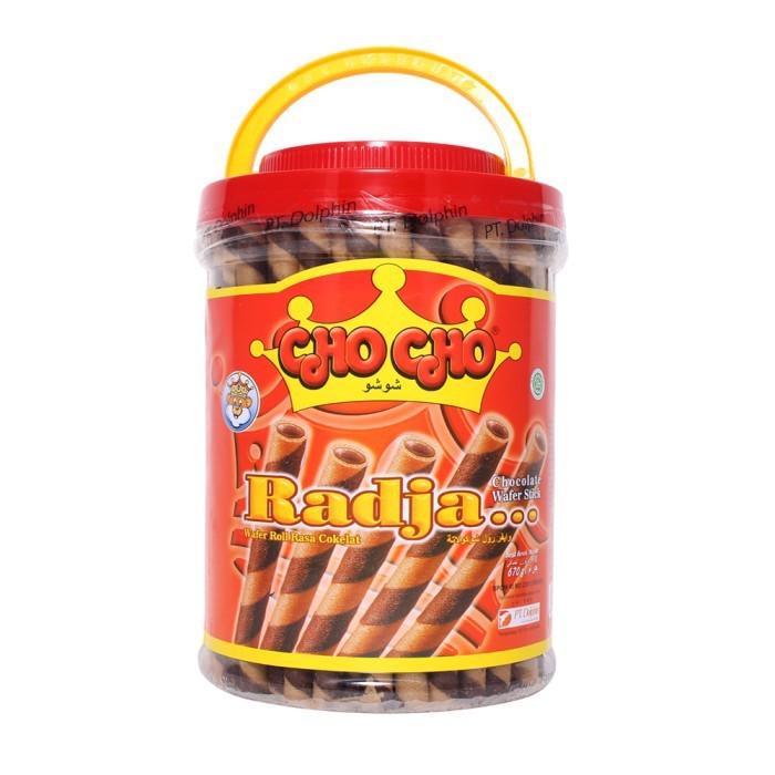 

CHO CHO RADJA WAFER STICK/WAFER ROLL CHOCOLATE 670G