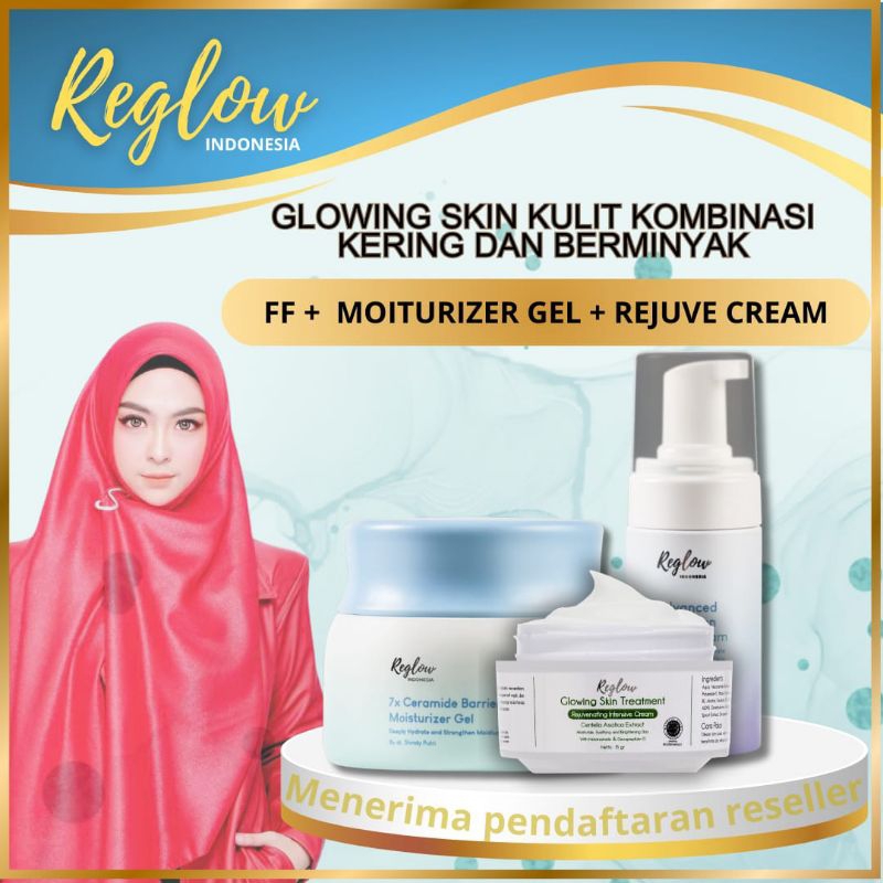 COD BISA - SBS8 Glowing Skin Kombinasi untuk Kulit Kering dan Berminyak Skincare Skin Barrier Reglow
