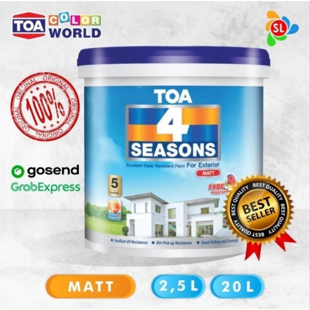 CAT TEMBOK TOA 4 SEASONS EKSTERIOR MATT 2,5 Lt