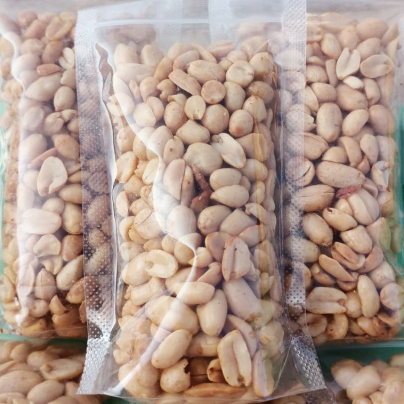 

KACANG BAWANG GORENG KEMASAN EKONOMIS 100GRAM, RASA GURIH BAWANG PUTIH