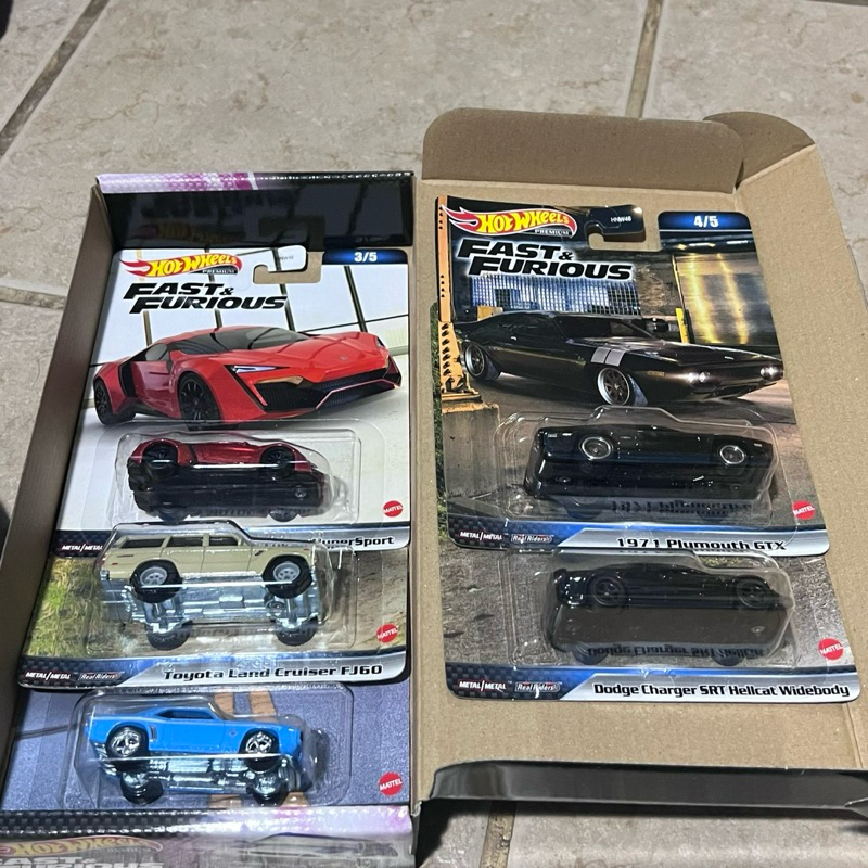 Hot Wheels Fast and Furious Set