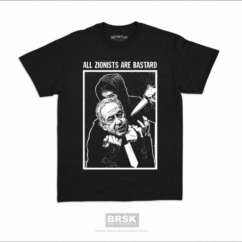 We Cant Stop - All Zionists Are Bastards  AZAB Hitam (Gratis Poster)