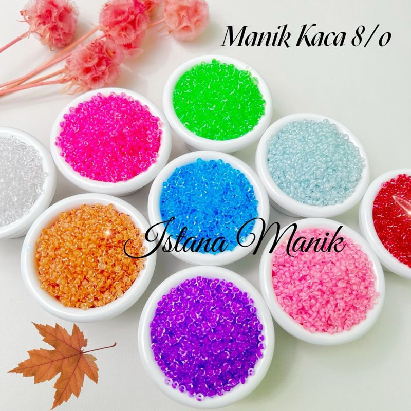 Manik Mote Payet Kaca 8/o Manik 3mm (15gr)