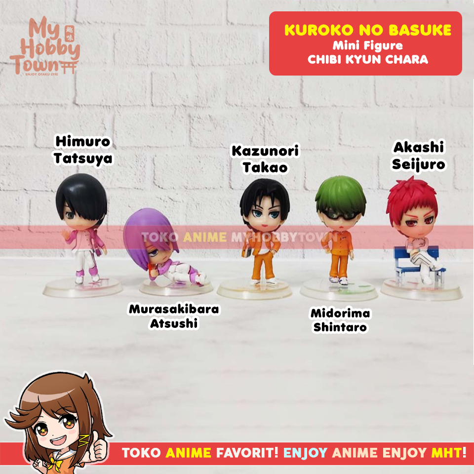 Figure Anime Kuroko Basketball Chibi Kyun Chara Yosen Shutoku Rakuzan Kuroko no Basuke Midorima Mura