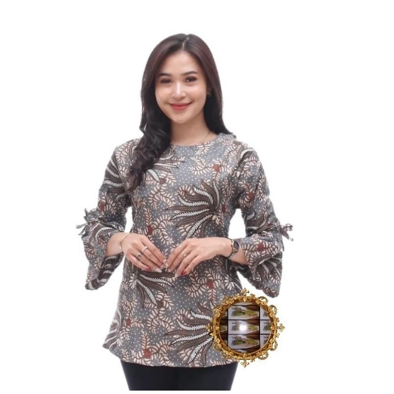 ATASAN BLOUSE BATIK JUMBO M L XL XXL XXXL 4XL 5XL 6XL SERAGAM KANTOR