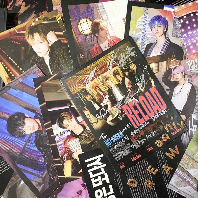 NCT DREAM REAL SIGNED ALBUM RIDIN RELOAD WE GO UP