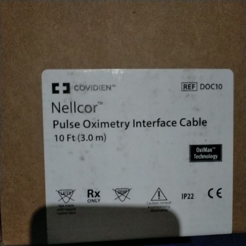 Pulse Oximetry Interface Cable 10 ft