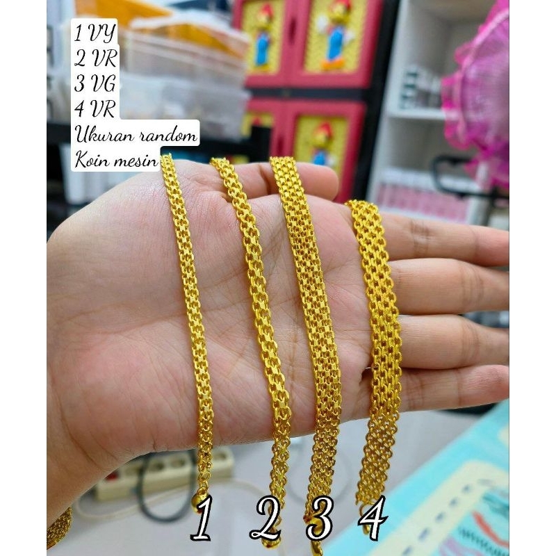 GELANG KOIN 91 REPLIKA EMAS 24KARAT