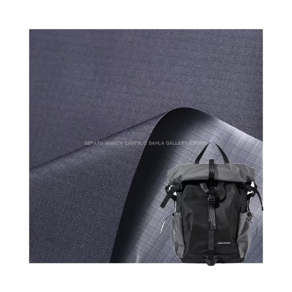 Bahan Tas Kain Baby Ripstop Ribstok Ripstok Dienier Dinier Dinir Polyester Coated PVC Waterproof Bah