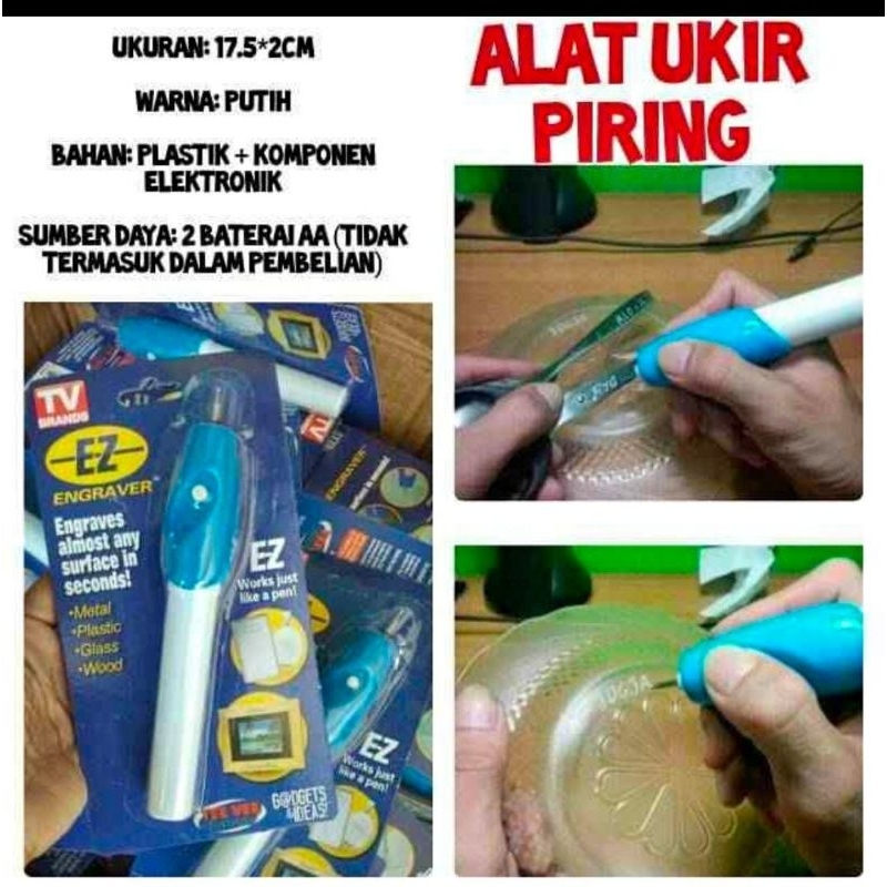 

[COD] Alat Ukir Piring Viral