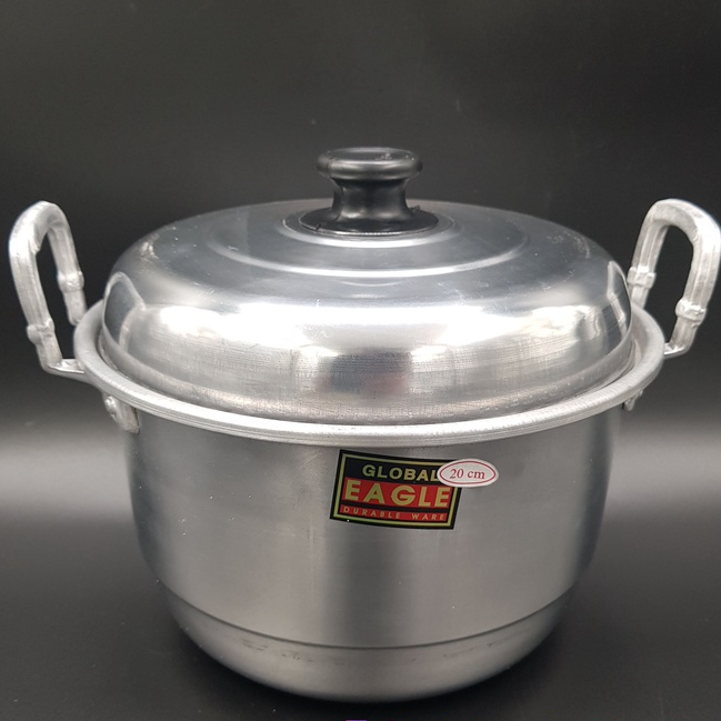 Panci Kukus Ukuran 20-28 /Panci Sarangan Stainless Steel Ukuran / Panci Sarangan Global Eagle