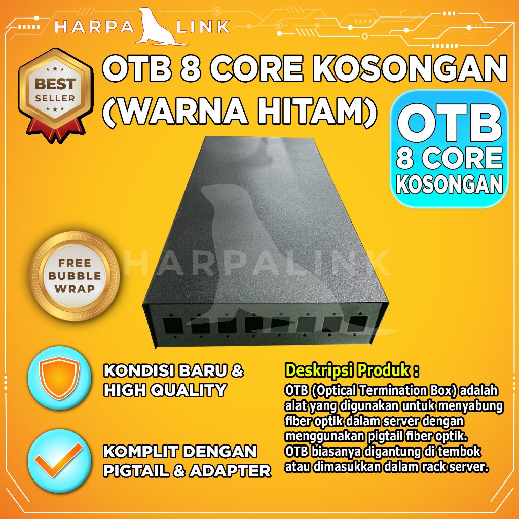 OTB 8 Core Kosongan / Fiber Optic Mini OTB 8 Core SC / Roset FO Besi 8C Kosongan / OTB 8 Core SC UPC