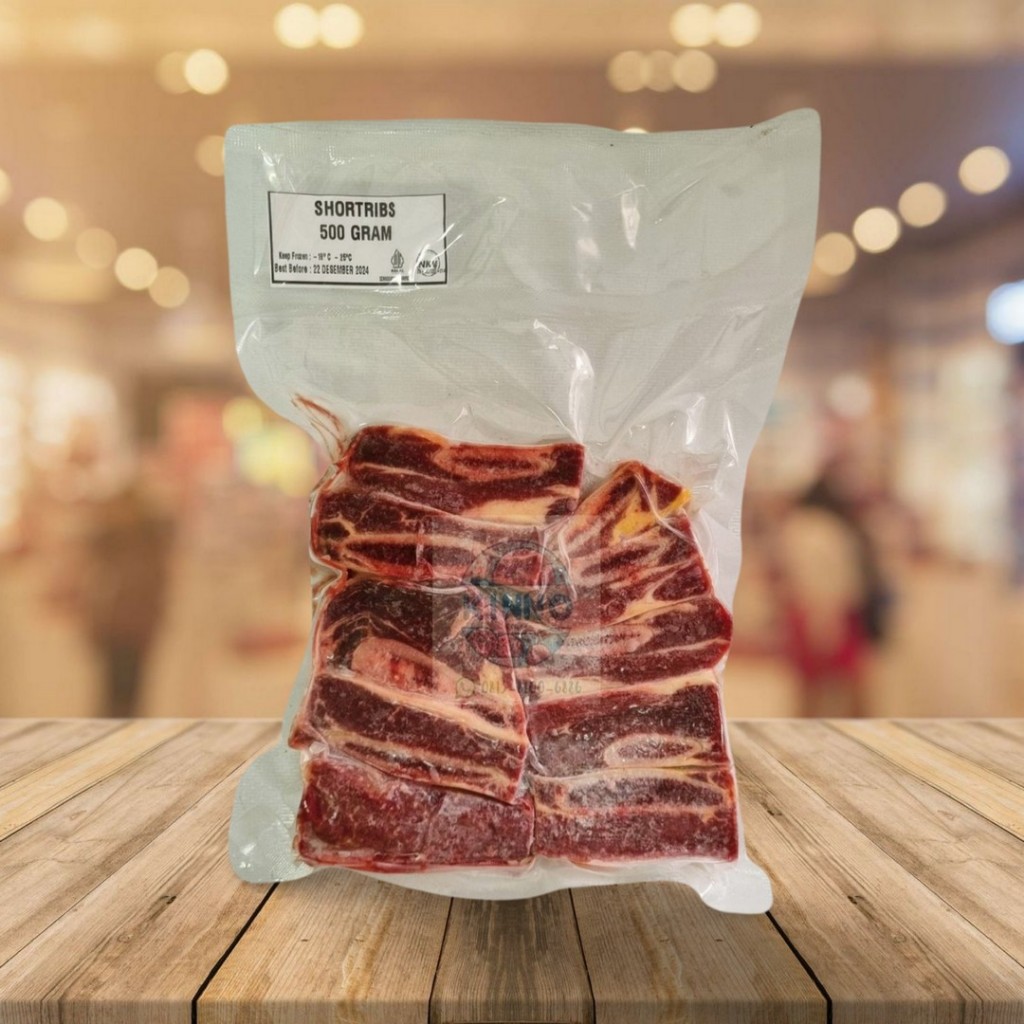 

Daging Sapi Iga | Beef Short Ribs Halal 500gr Frozen