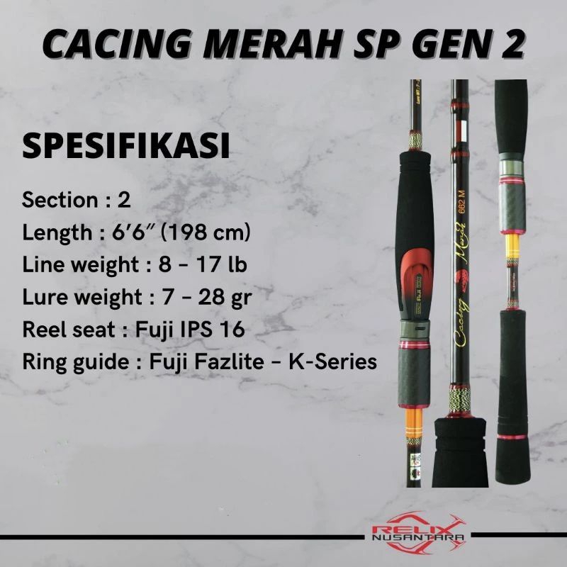 Joran Cacing Merah Gen 2
