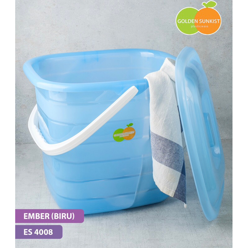Ember Plastik Tutup Besar - Ember Plastik Serbaguna - Tutup Ember - Ember Plastik Tebal