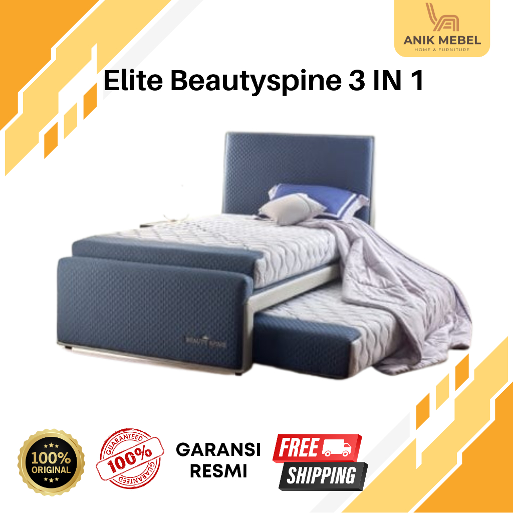 Springbed Elite Beautyspine sorong 3 IN 1 | Springbed murah Purwodadi - Anik Mebel & Elektronik Furn