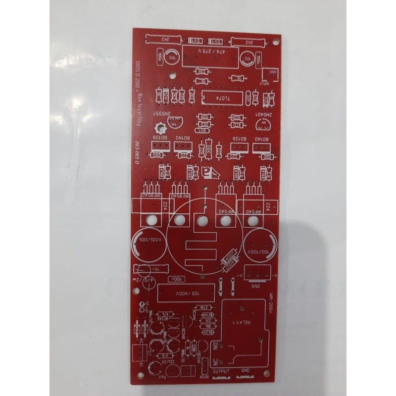 PCB POWER CLASS D200 NON INVERTING