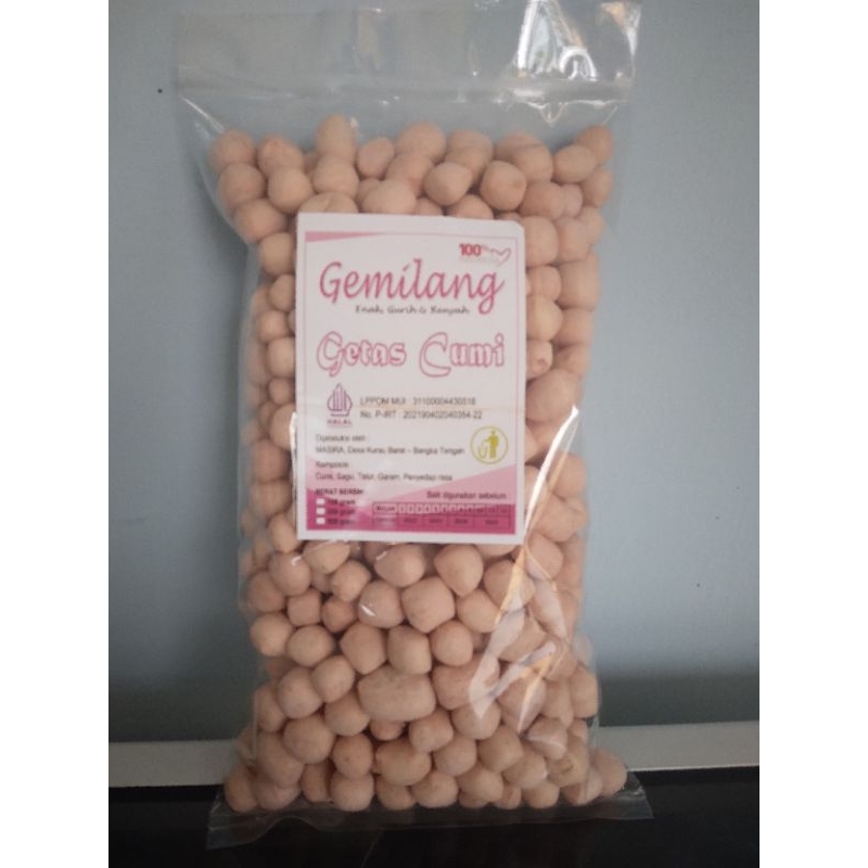 

Getas cumi bulat (250gram)