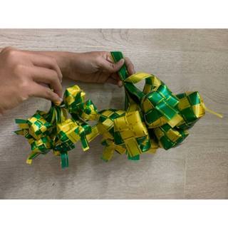 

12 buah ketupat tipat hiasan untuk parcel idul fitri lebaran ramadhan eid mubarak