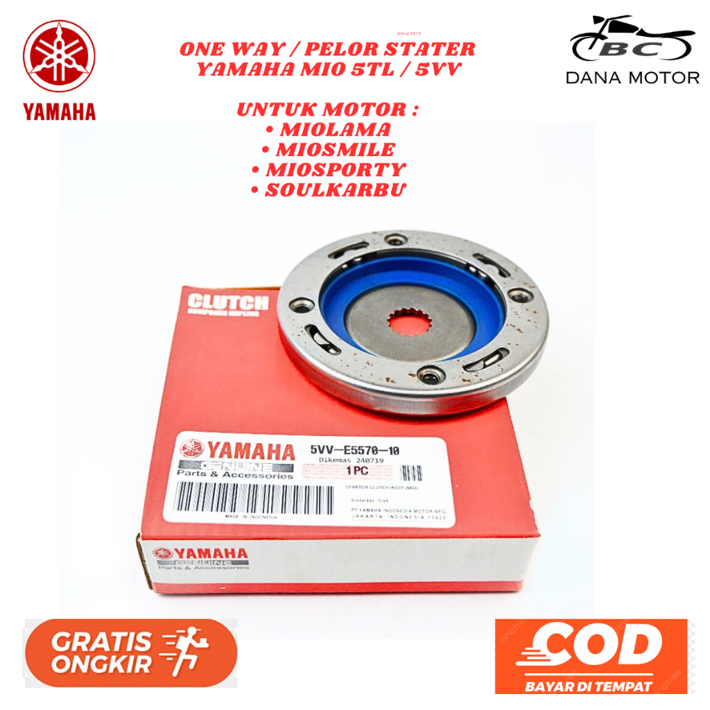 One Way Mio Sporty Ori / Wan Way  Yamaha Mio Karbu original Premium - 5TL / 5VV - 5VV - 5TL