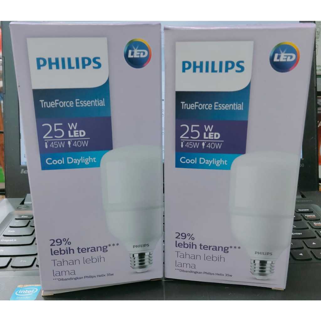 LAMPU LED 25WATT PHILIPS TRUEFORCE ESSENTIAL BOHLAM LED 25W