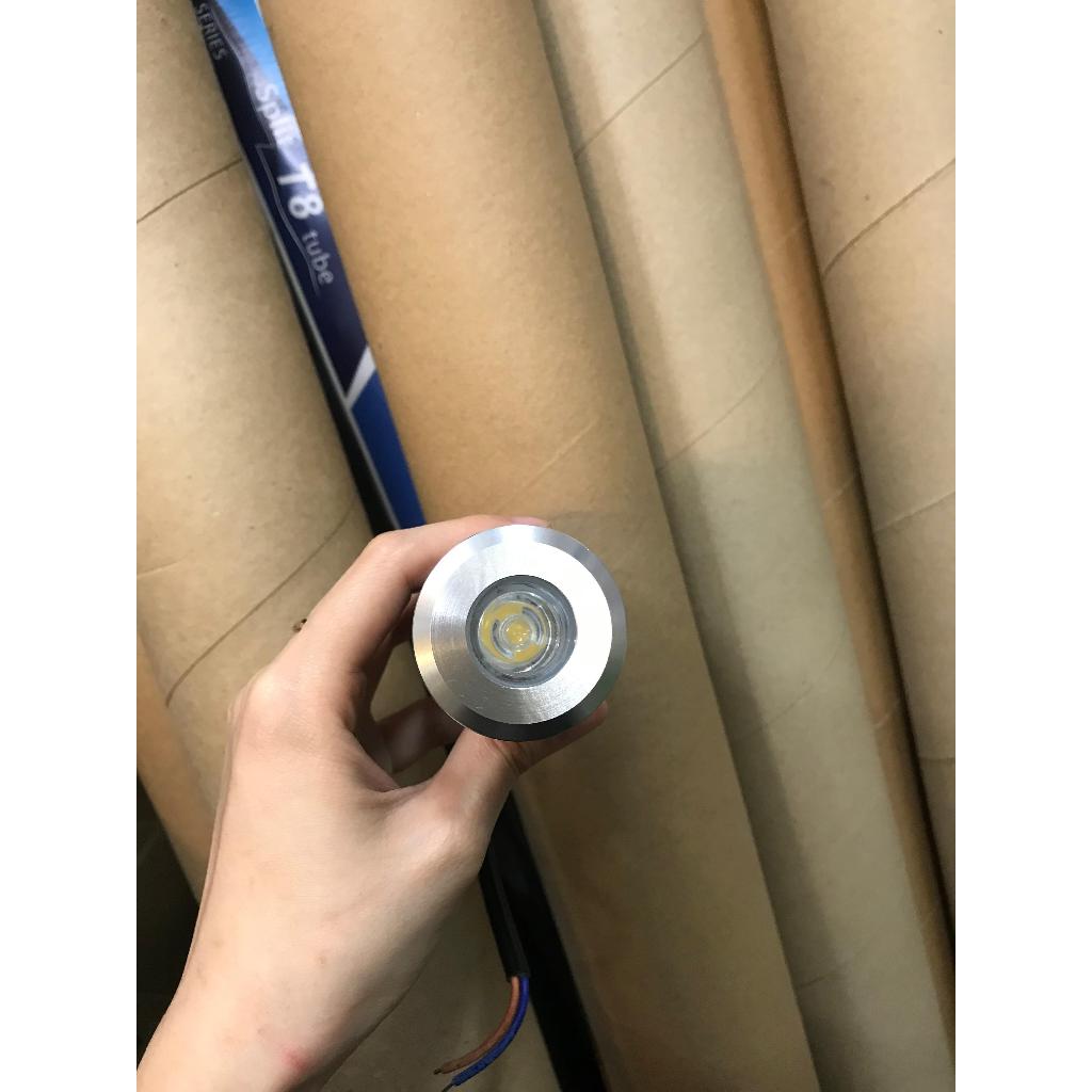 Lampu lantai tanam COB 1watt eurution LED Lampu lantai warmwhite