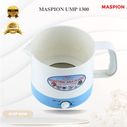Maspion UMP-1300 Teko Listrik 1.3L 500W Biru - Electric Kettle