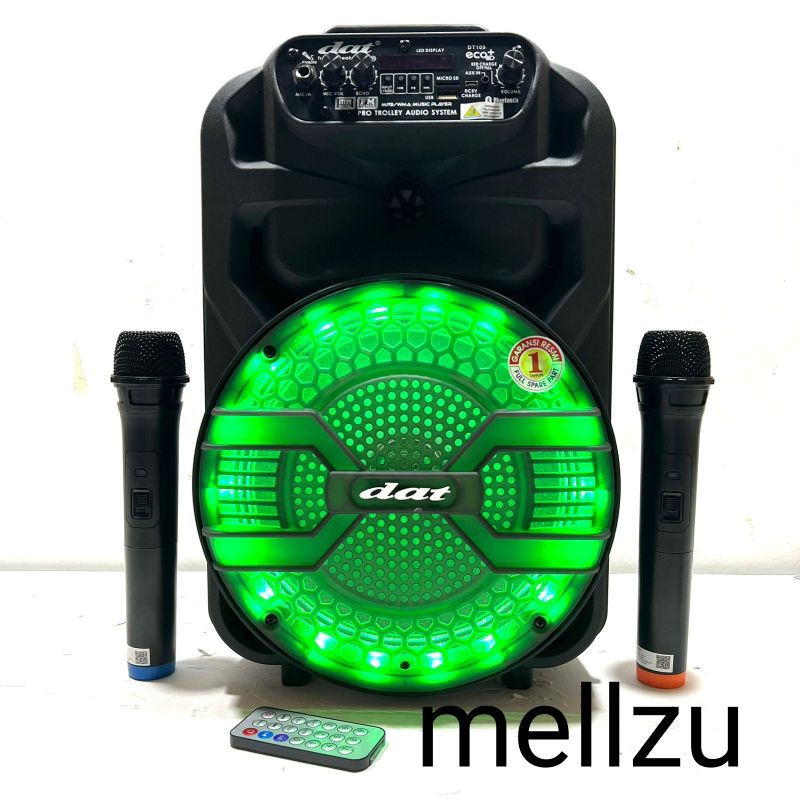Speaker Portable Wireless Dat DT-109 Original 10 inch Bluetooth