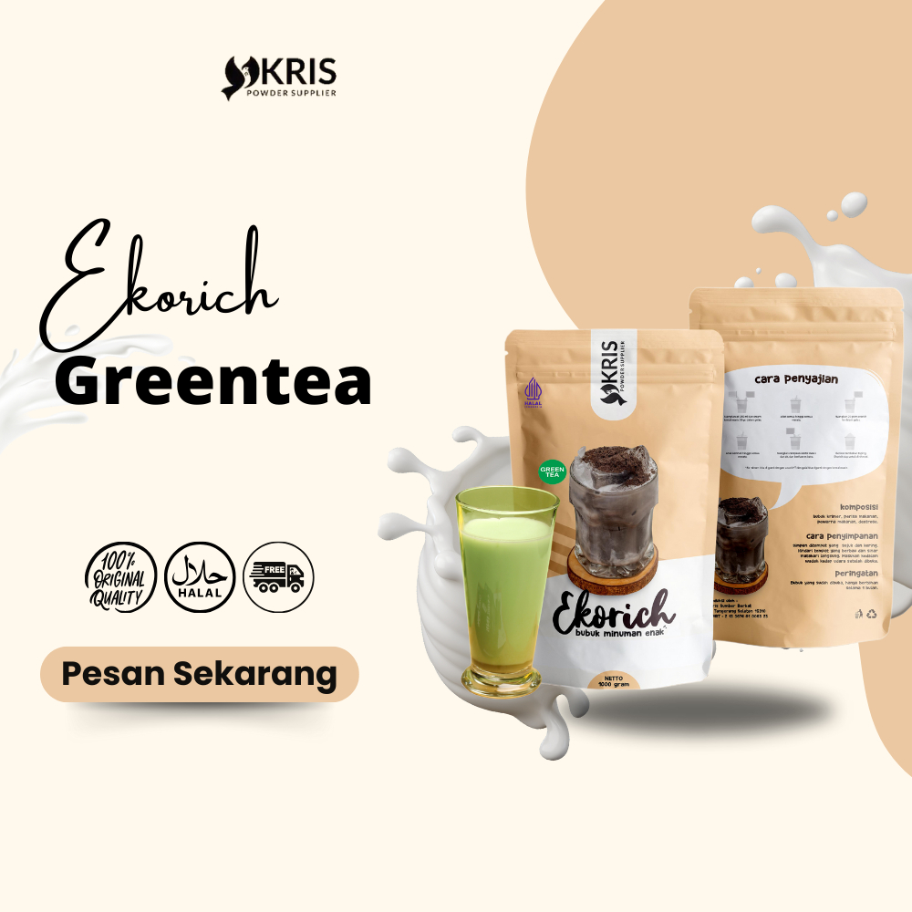 

Bubuk Minuman Greentea, Taro, Redvelvet, Bluevelvet, Thaitea 1000gr - Ekorich Powder