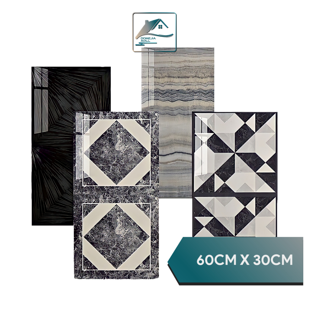 Wallpaper Dinding Ruang Tamu 3D Vinyl Walpaper Polos Stiker Keramik Kamar Mandi Dapur Lemari Meja ka