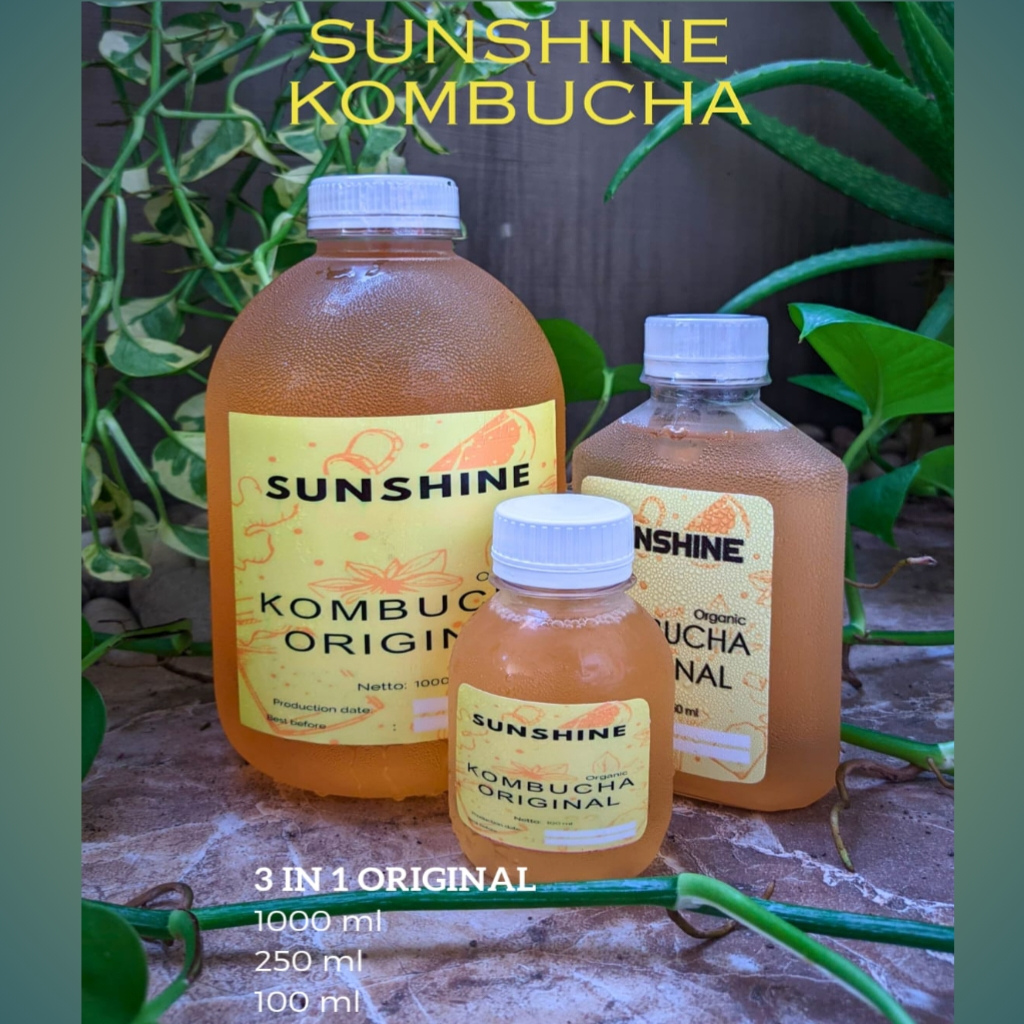 

Sunshine Kombucha Original 3 in 1 (1000ml,250ml,100ml)