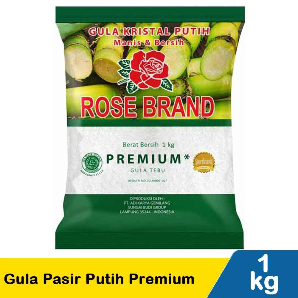 

Rose Brand Gula Premium Kemasan 1kg / Gula Pasir Kemasan / Ready Rose Brand Kuning