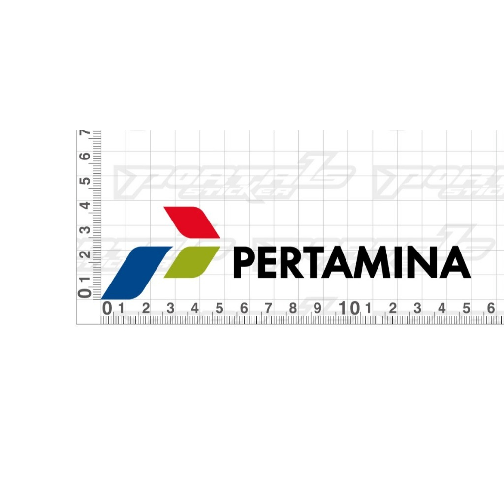 

STICKER PERTAMINA 15 CM X 3.7 CM