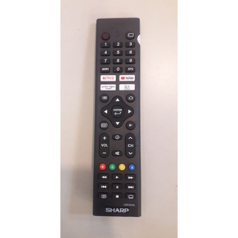 REMOT TV SHARP AQUOS GB396 ANDROID SMART TV 2T-C42DF1