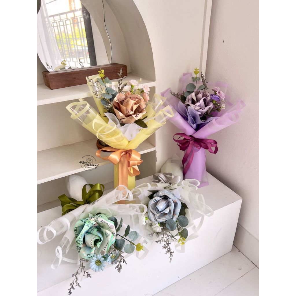 THR MONEY BOUQUET - BUKET THR BUKET UANG BUCKET UANG MONEY BOUQUET KADO THR KADO LEBARAN HAMPERS LEB