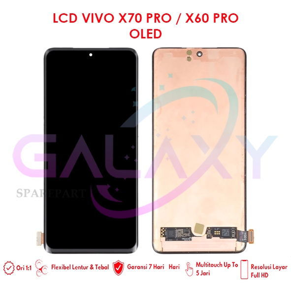 Grosir LCD VIVO X70 PRO / X60 PRO OLED -  ORIGINAL (Garansi 1 Bulan)