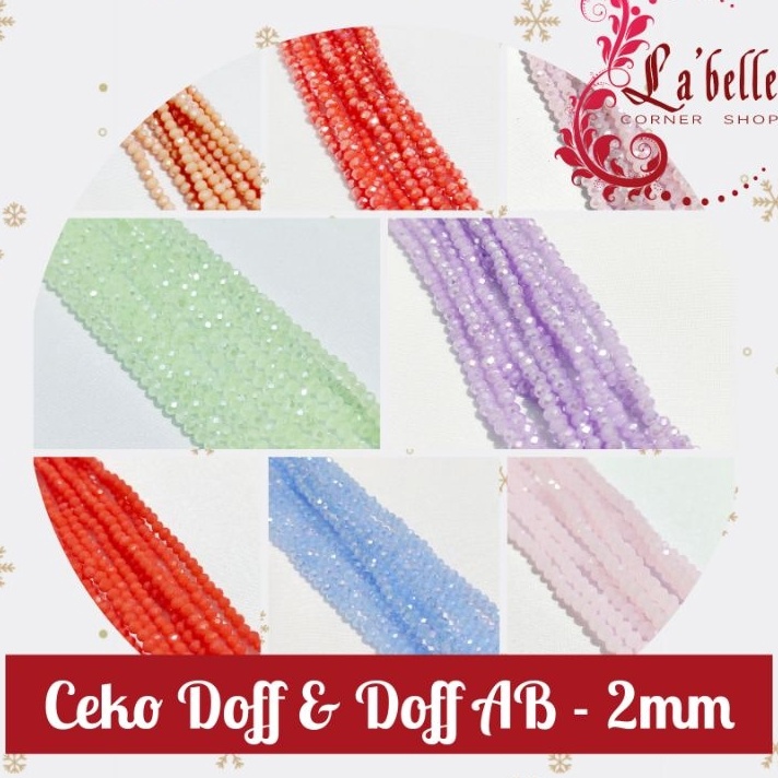 77 Kristal Ceko Doff 2mm