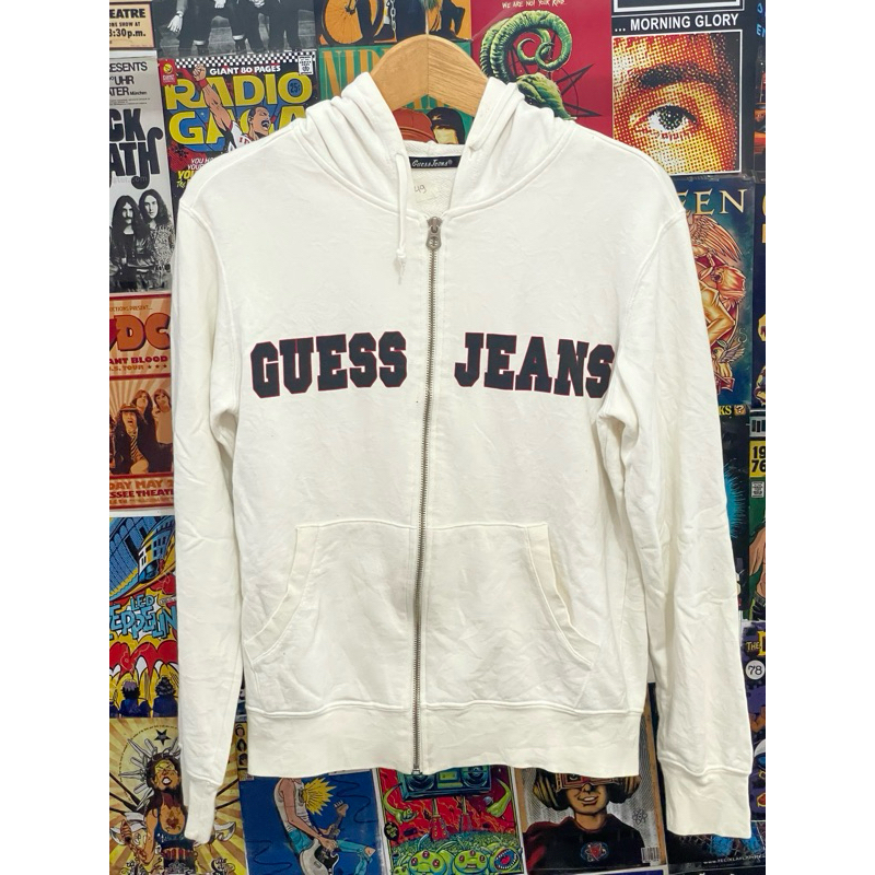 zip hoodie guues jeans