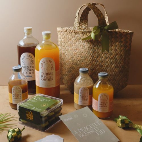 

Fountain's Eid Hamper #C : Jamu Spring Signature + Nastar + Purun Bag