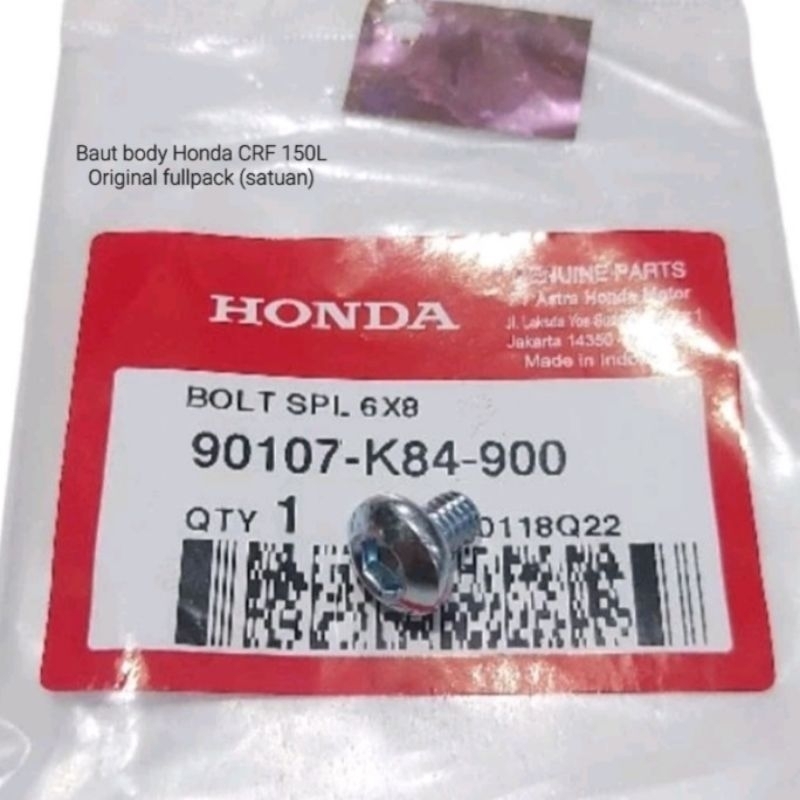 BAUT COVER BODY MOTOR HONDA CRF 150L ORIGINAL SATUAN TERLARIS